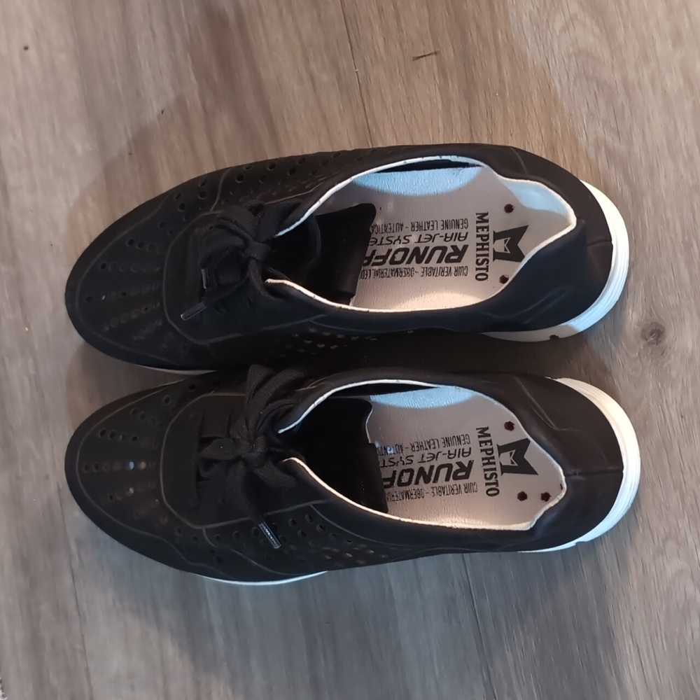 Mephisto Men's Black Sneakers - Picture 5 of 5